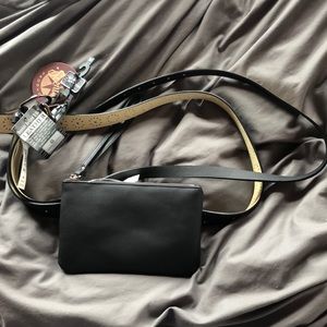Bag with belt attachment